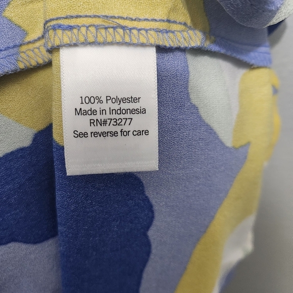 Nine West Womens Sleeveless Mini Dress Ruffle Hem Size XL New With Tags - Picture 6 of 8